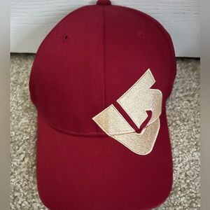 Burton Snowboard Men’s Red Baseball Hat in One Size Fits All.